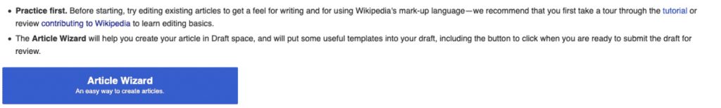 Wikipedia Article Wizard